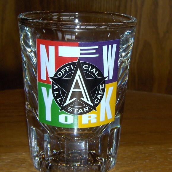 Vtg. Lot of 3 Shot glasses - All Star Cafes - Las Vegas, New York & South Beach - Picture 4 of 14
